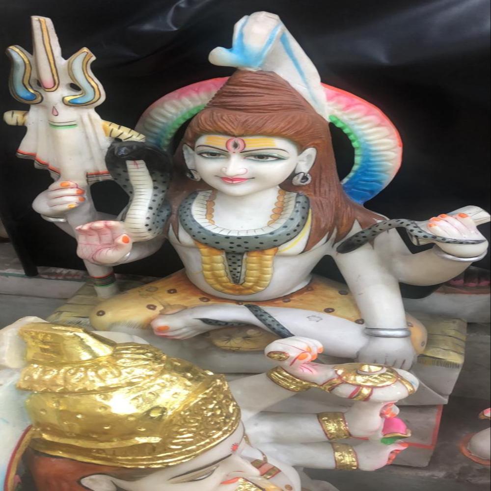 Shiva Statue 3 Foot - Color: Natural