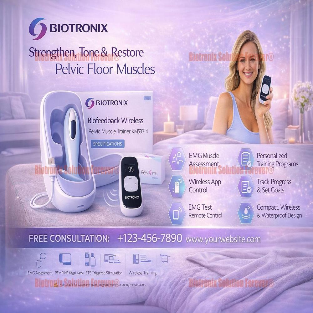 Professional Pelvic Muscle Therapy System with ETS Stimulation Technology