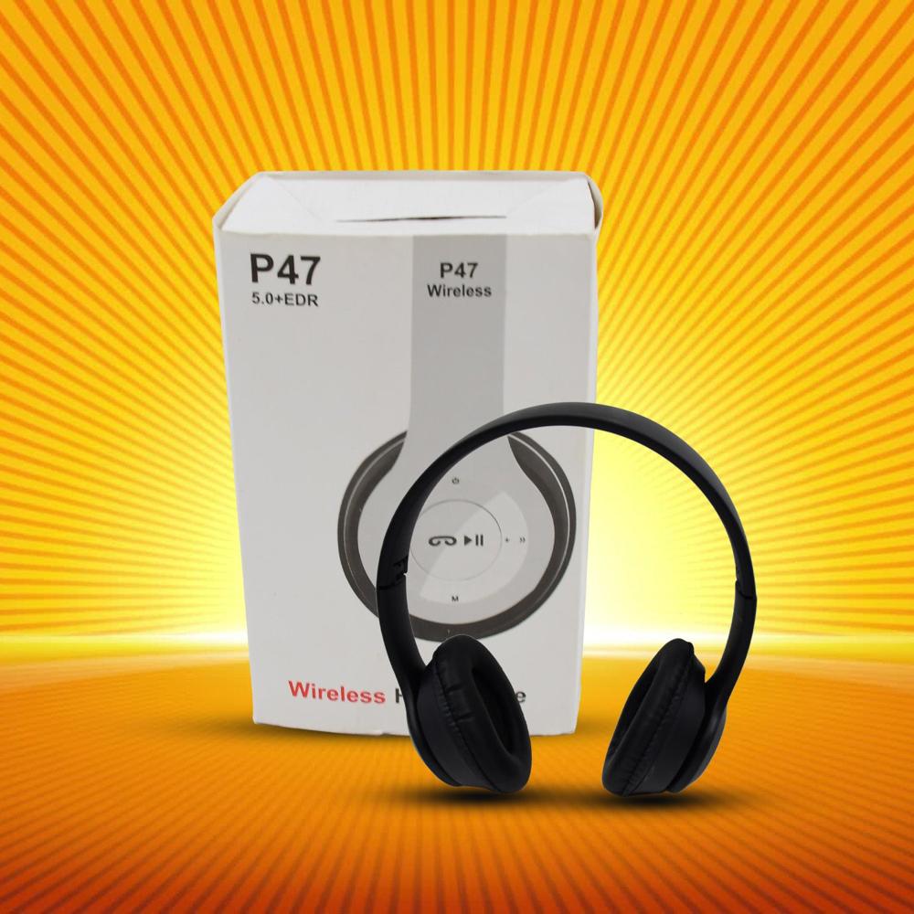 Foldable Wireless Headphone With Calling Function (1 Pc) - Color: Mix