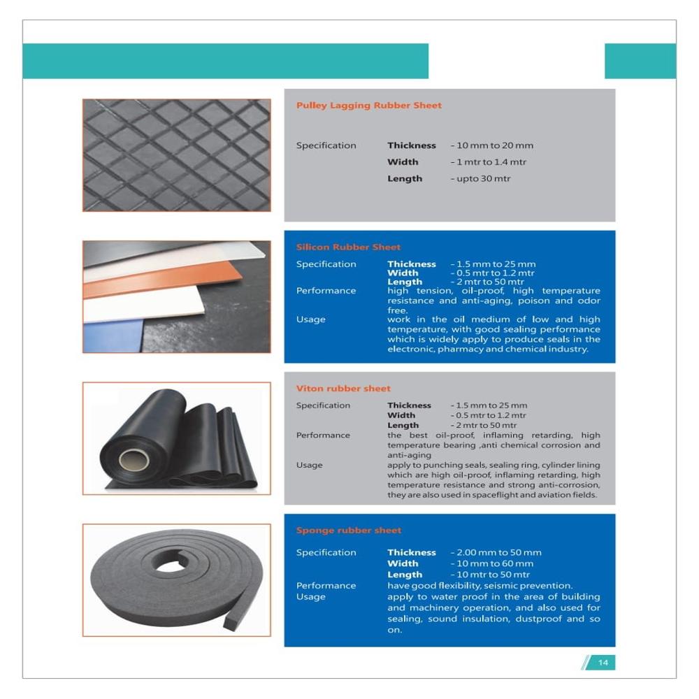 Rubber sheet