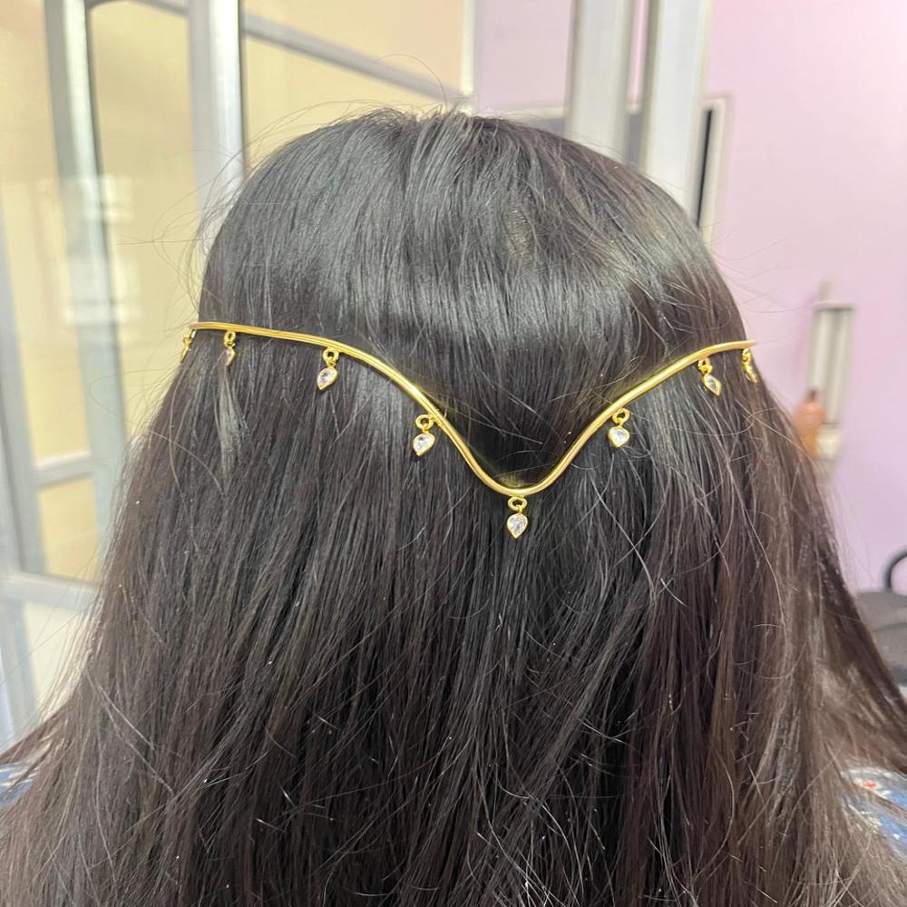 18k gold plated hair accessories 
