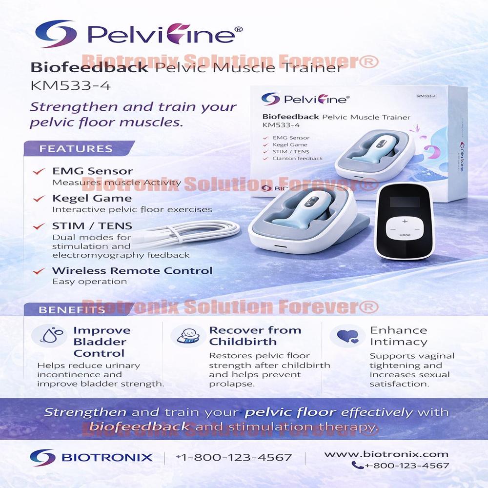 KM-533-4 Smart Women Pelvic Rehabilitation Equipment for Daily Recovery