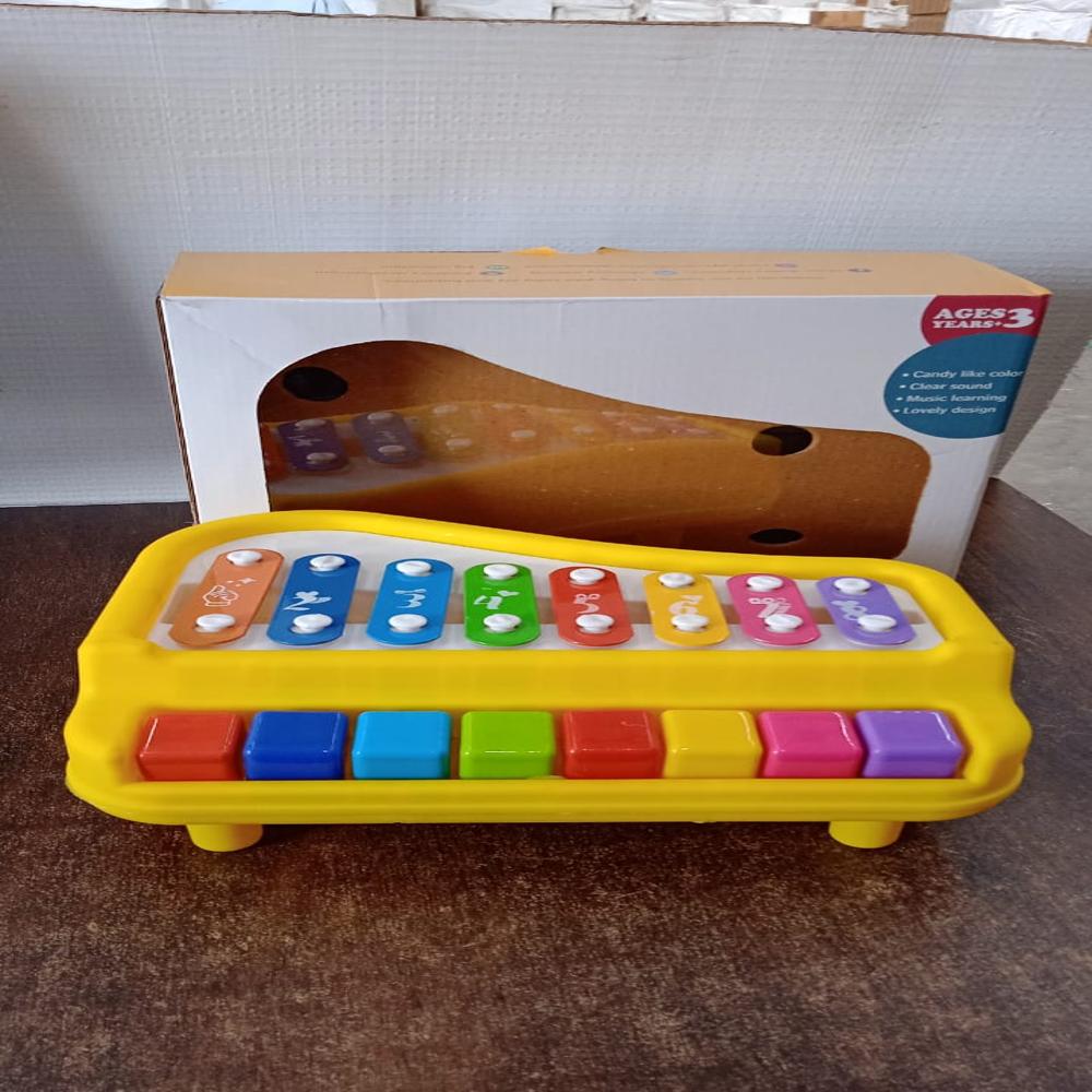 Multi-function Baby Musical Toy Piano With Xylophone (1 Pc)