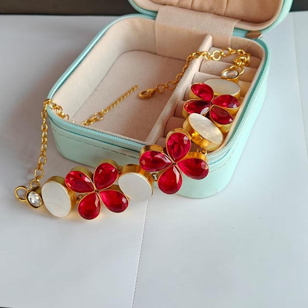 Ruby & Mother of Pearl Choker