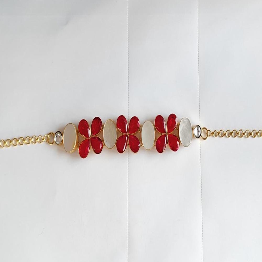 Ruby & Mother of Pearl Choker