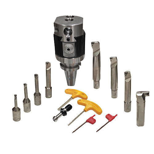 Bt40 Fine Boring Head Set - Coating Type: Possible Black Oxide Or Uncoated (Varies With Insert Type)