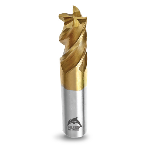 M2 Tin Coated HSS Endmill Cutter