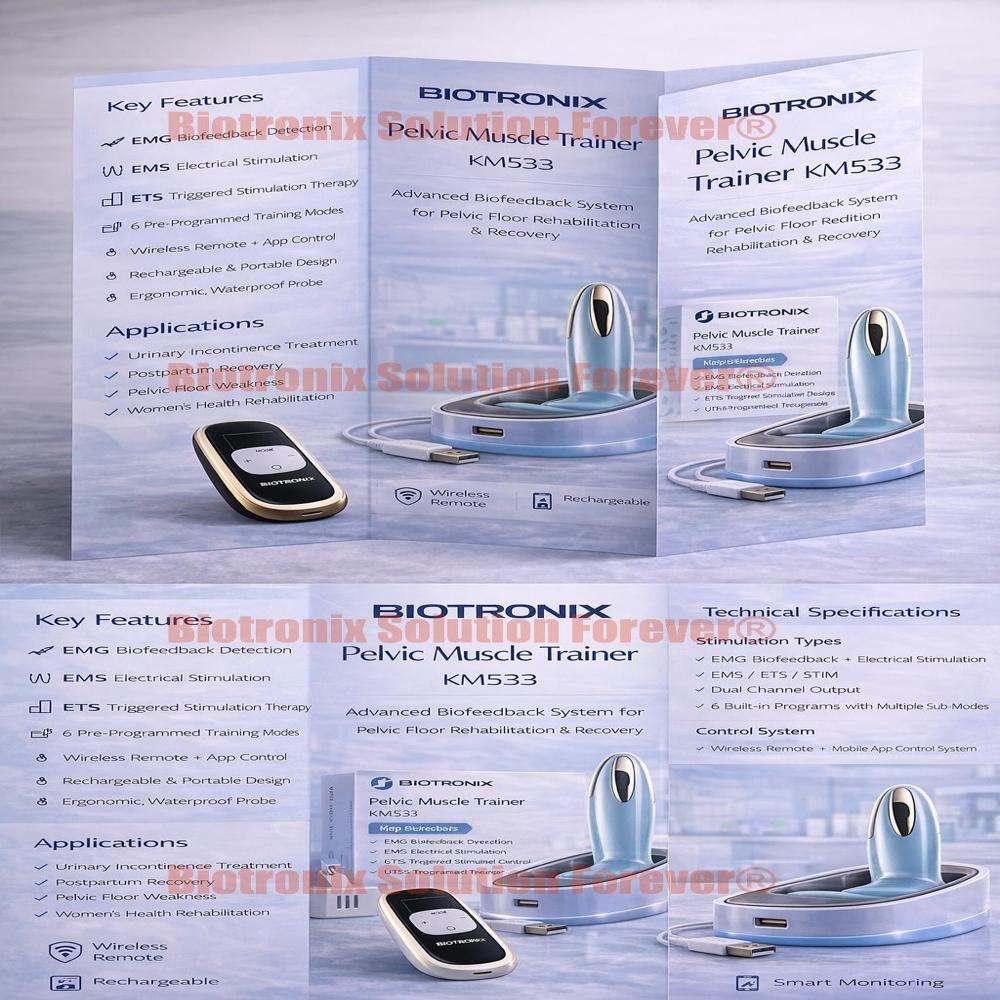 Advanced EMG Pelvic Floor Trainer for Muscle Coordination and Stability
