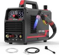 Cut-55ds Welding Machine - Metal Shell, 420x170x300 Mm, 8.5 Kva | Igbt Plasma Cutter, Digital Meter, 60% Duty Cycle, Ip21s Protection