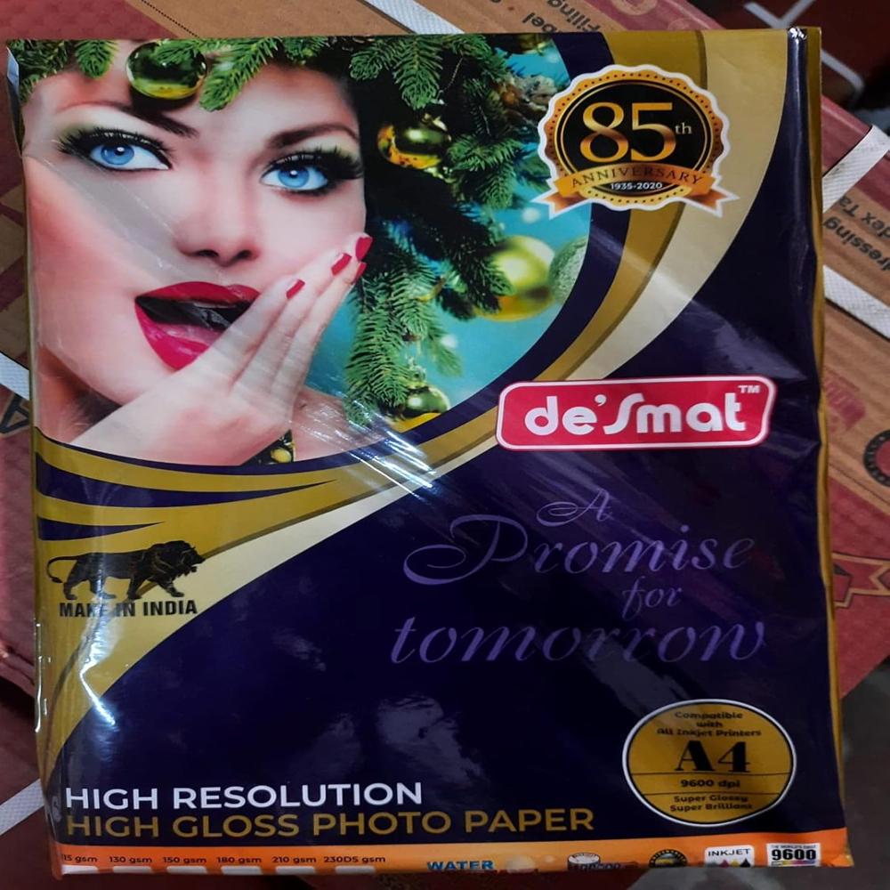 Glossy Photo Paper 130 & 180 GSM