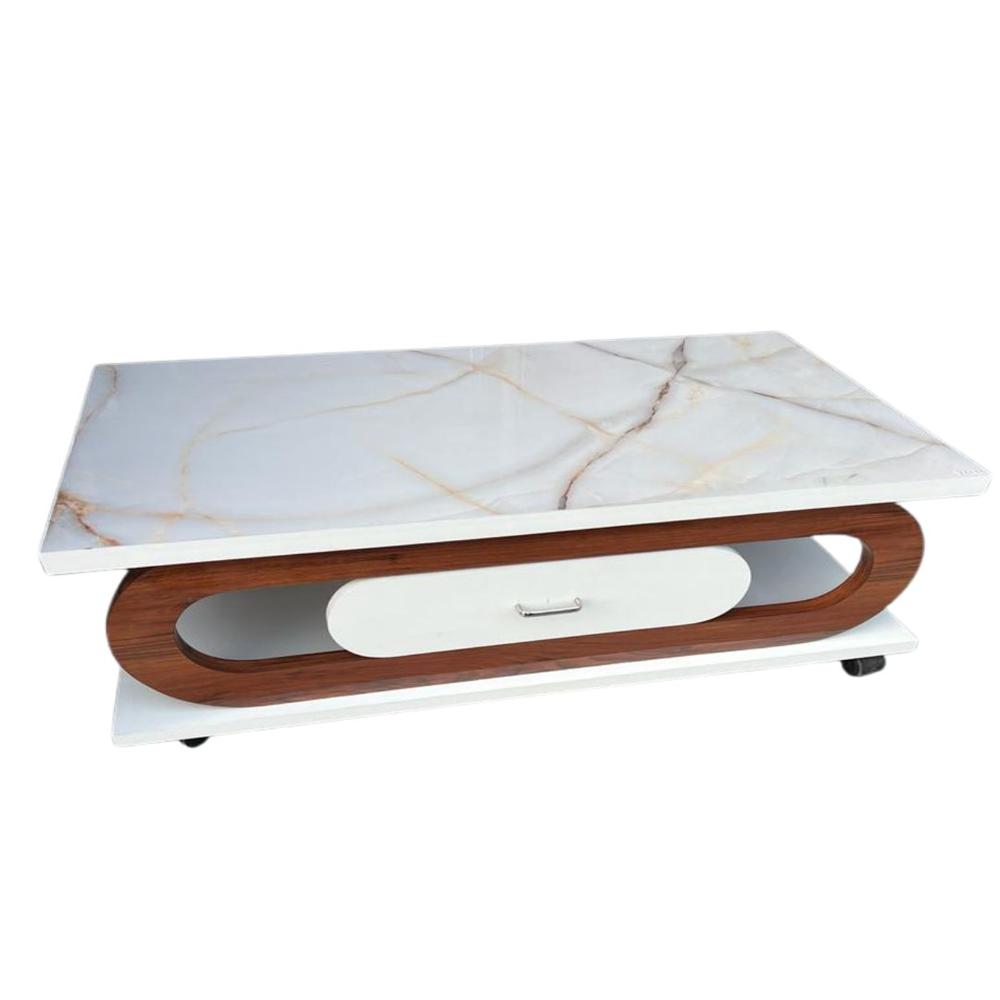 Wooden Tea Table - Color: White