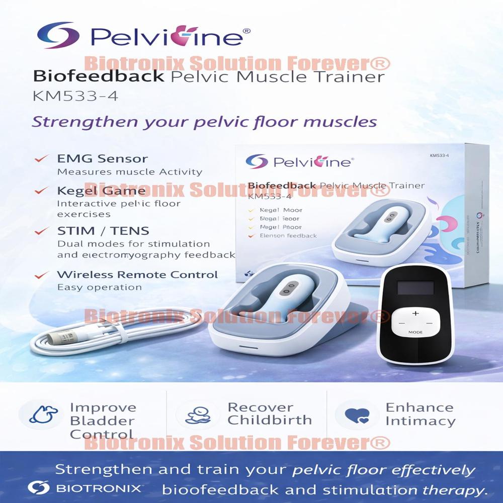 Portable Pelvic Therapy Machine for Urinary Incontinence Rehabilitation