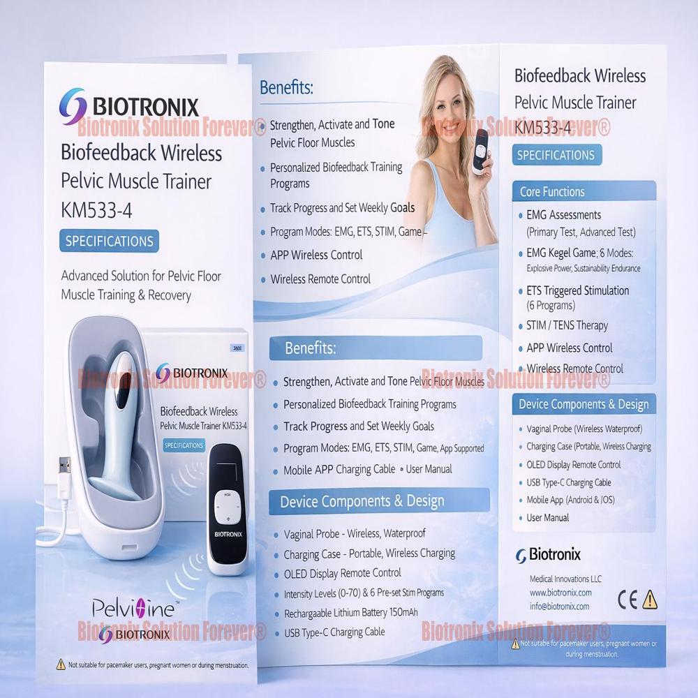 Portable Pelvic Therapy Machine for Urinary Incontinence Rehabilitation