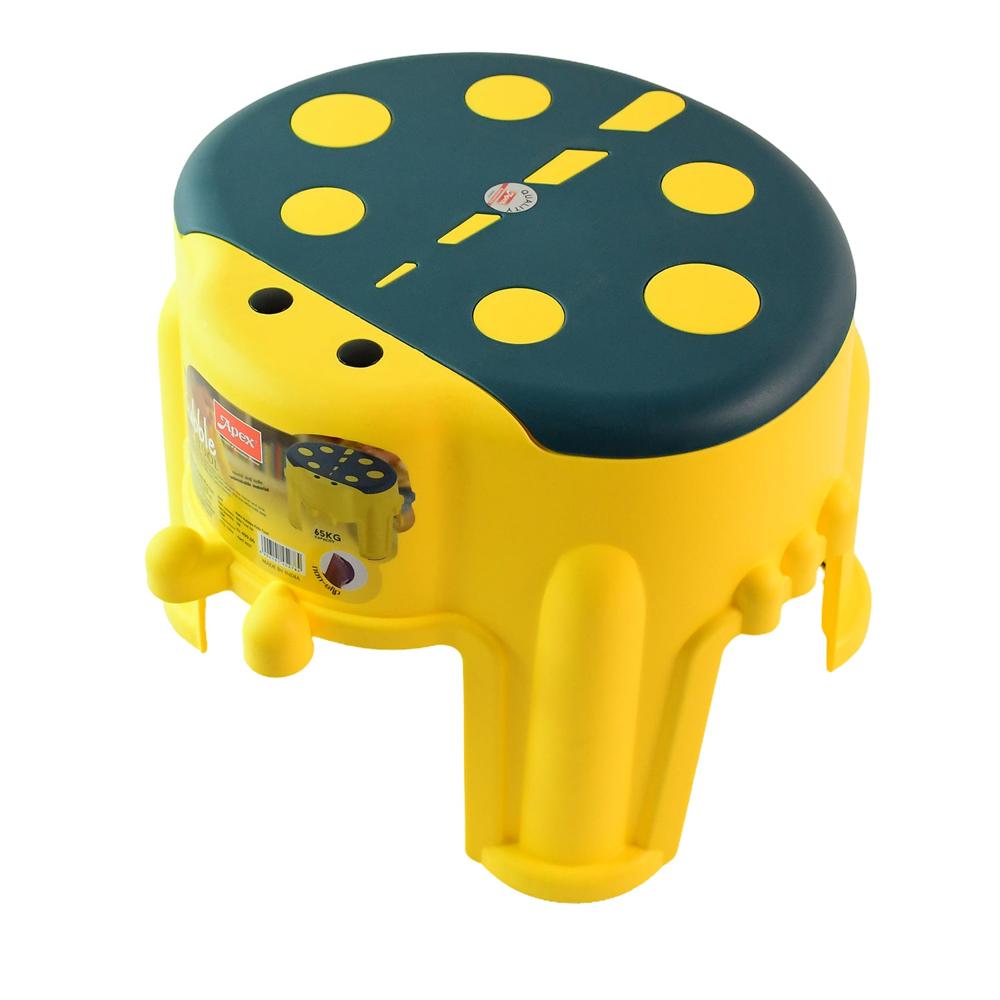 Apex Bubble Kids Stool | Durable Plastic Step Stool for Kids (1 Pc)
