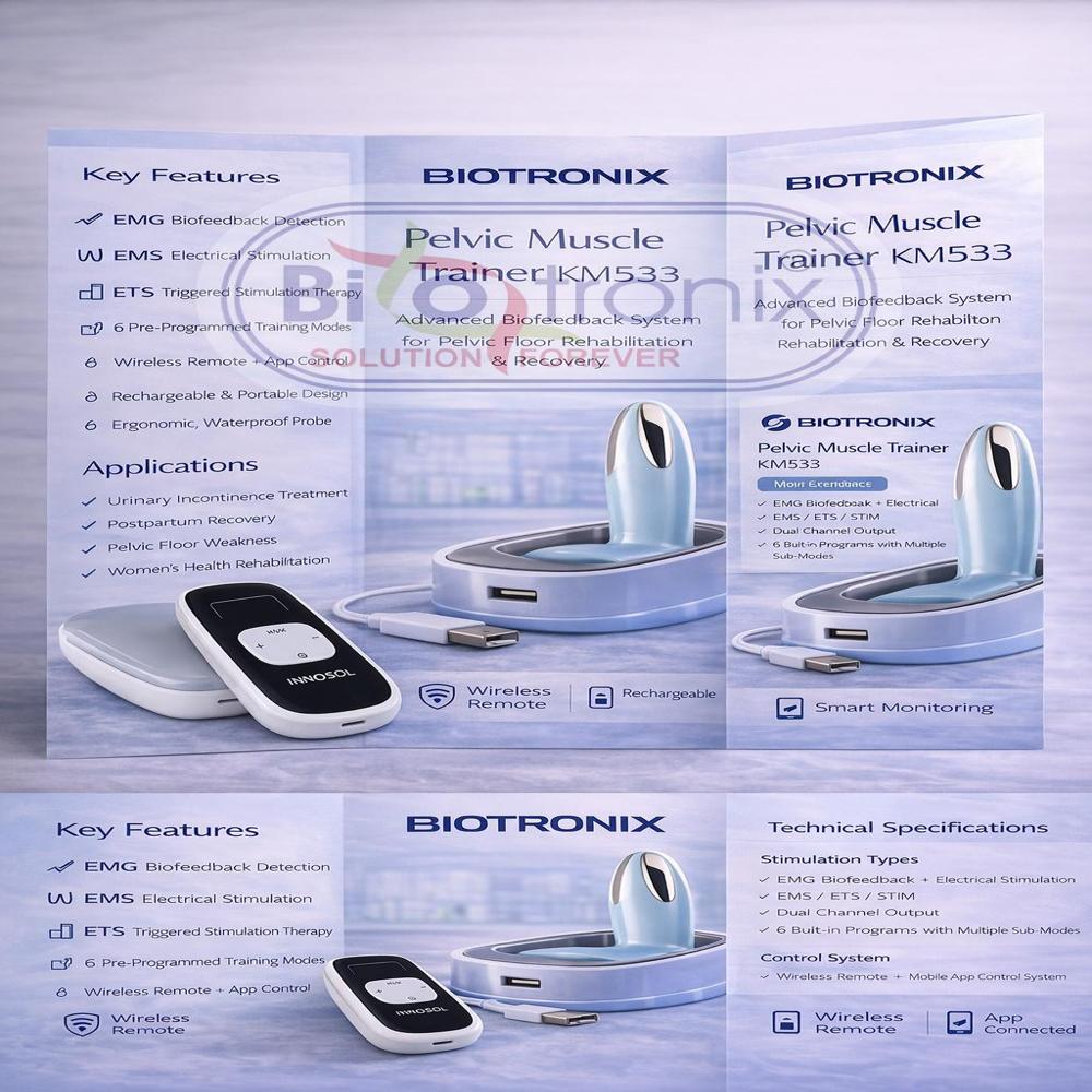 Smart Kegel Muscle Stimulator with Real-Time EMG Biofeedback Analysis