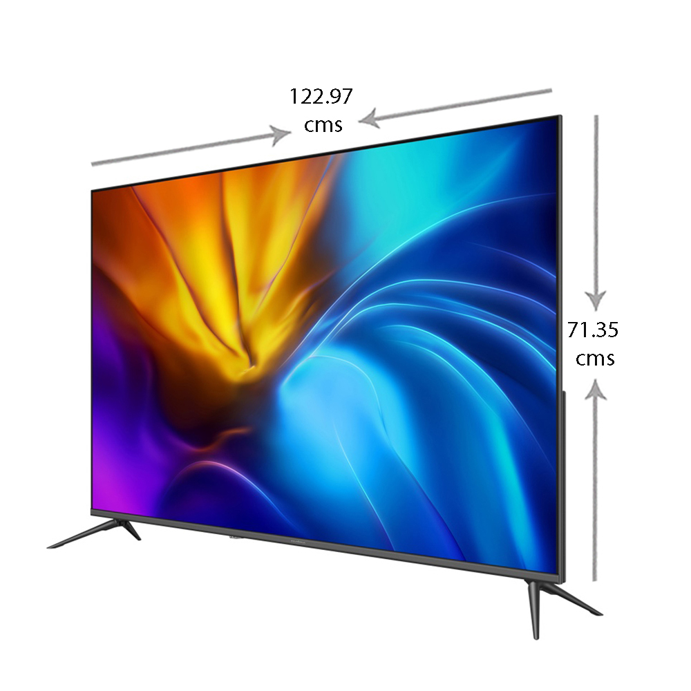 55 Inch Ultra Hd Smart Led Tv - 4k Resolution 3840 X 2160 Pixels, Android Os With Google Assistant, Built-in Wi-fi, 2 Hdmi & 2 Usb Ports