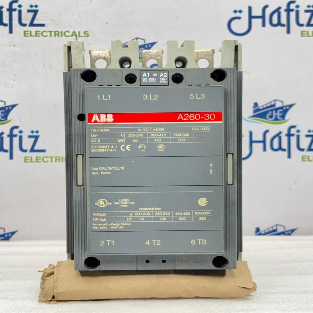 ABB A260-30-100 400A CONTACTOR