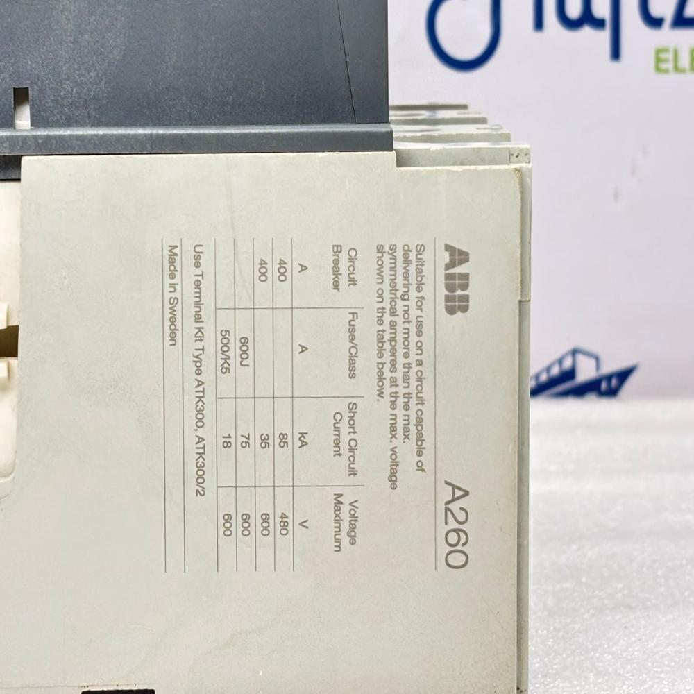 ABB A260-30-100 400A CONTACTOR