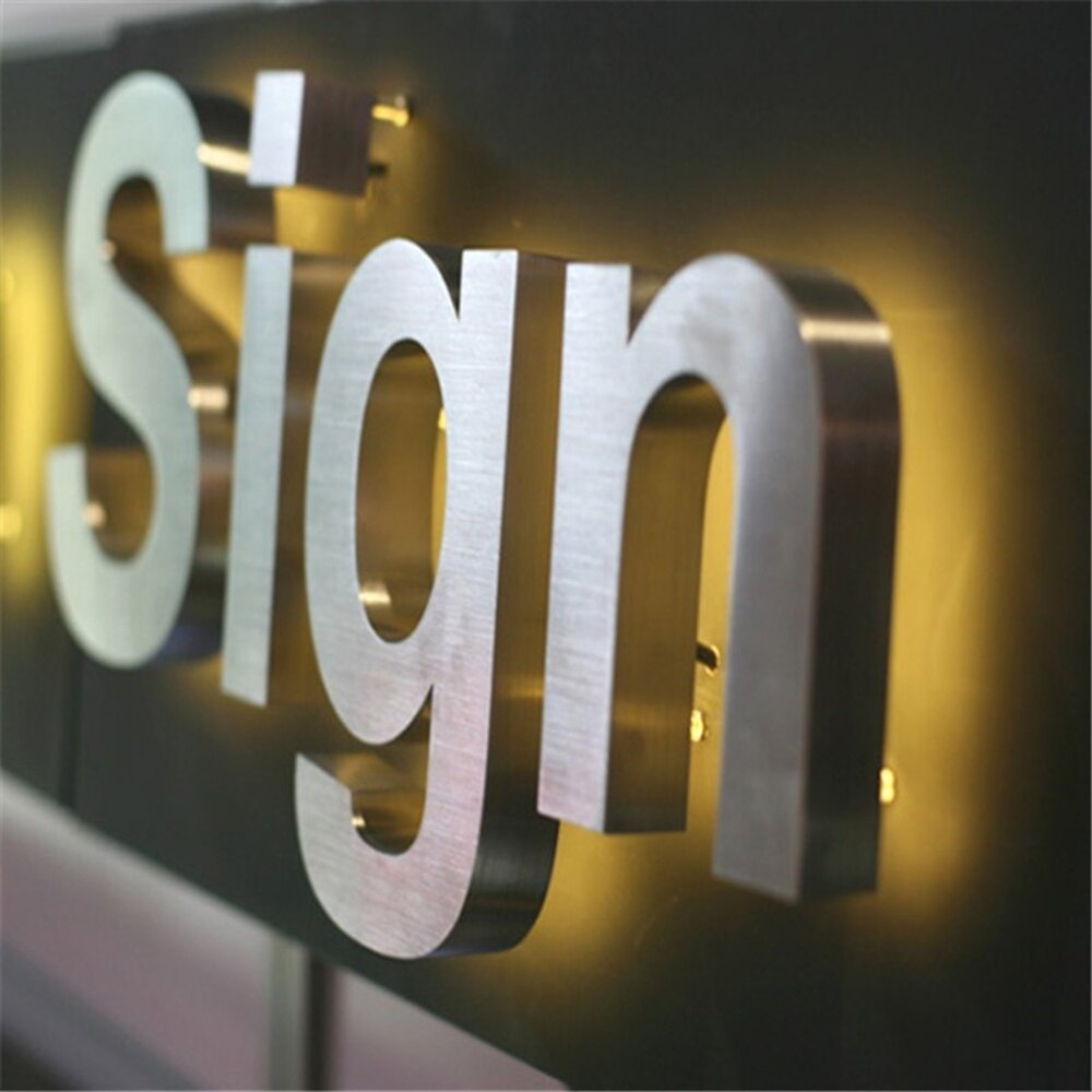3D Gold Letter Board