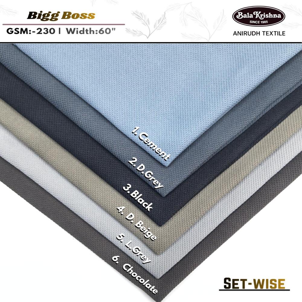 Bigg Boss Polyester lycra Fabric