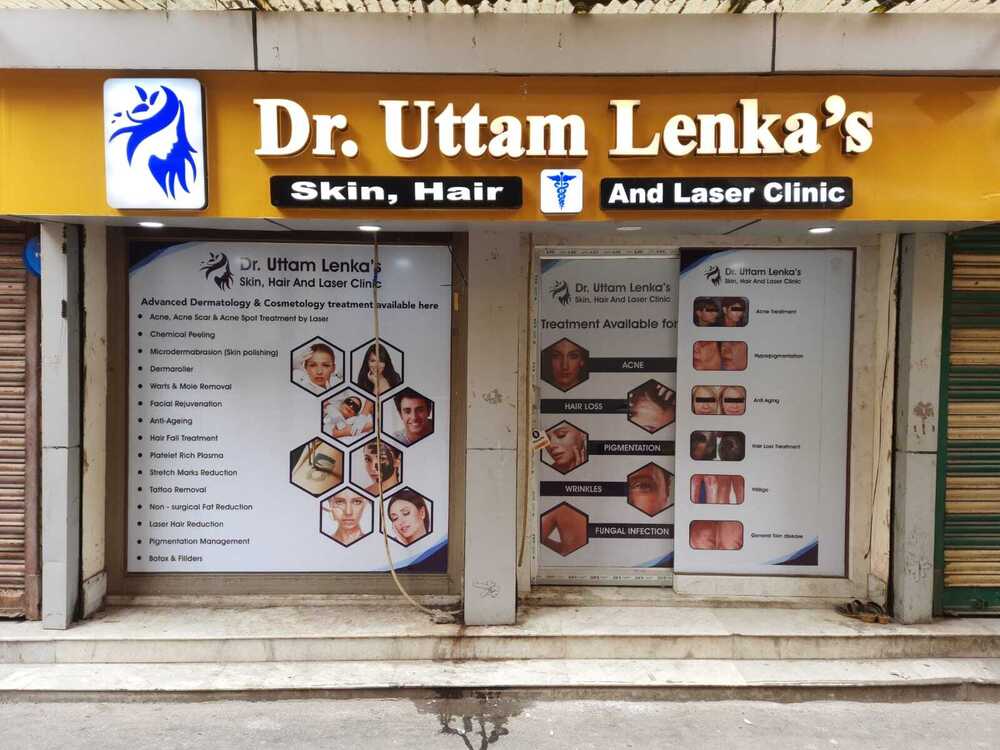 Skin And Hair Clinic Sign Board