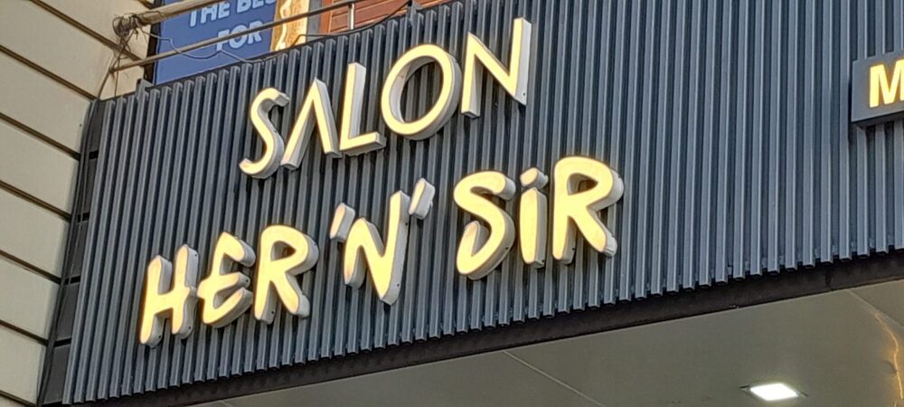 Skin And Hair Clinic Sign Board