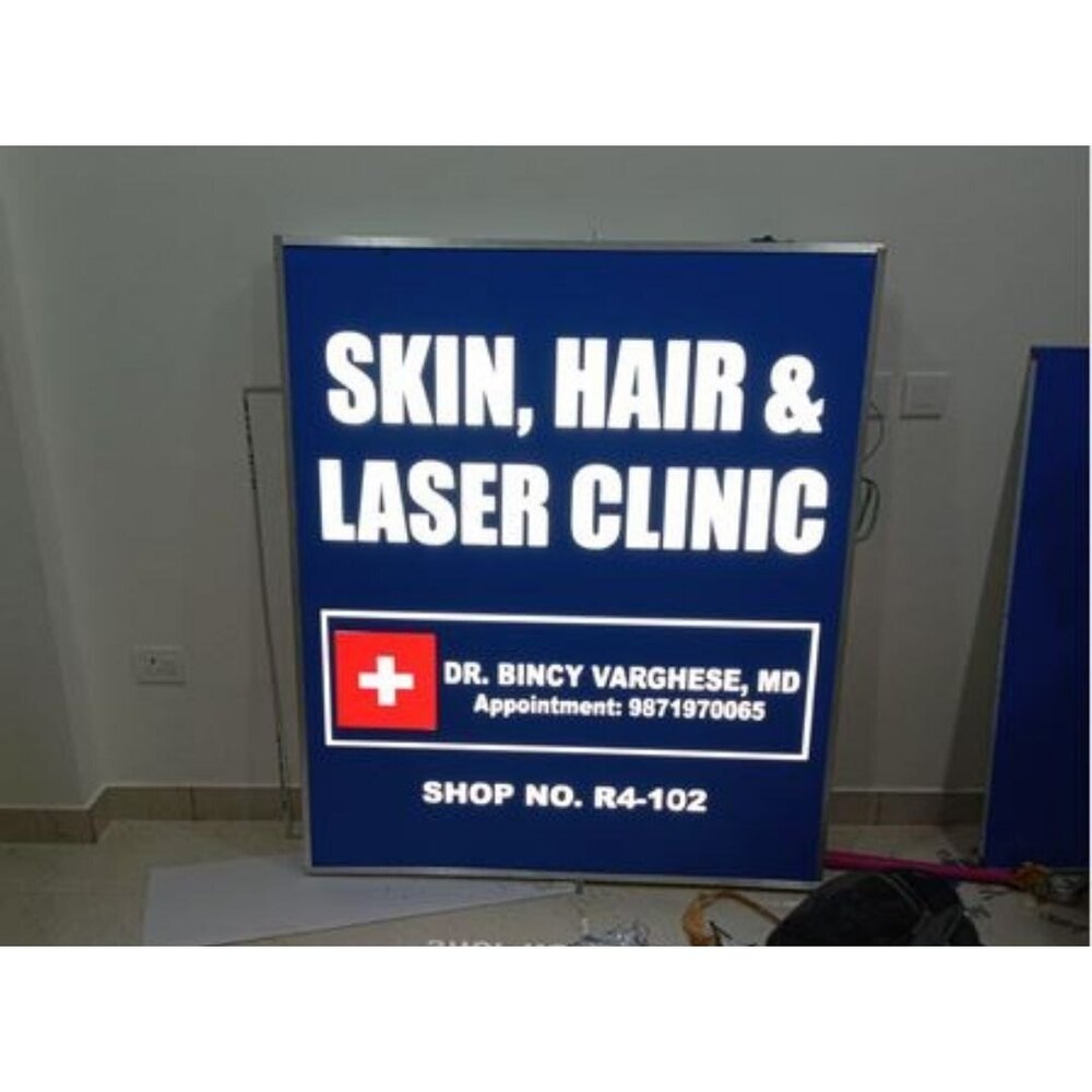 Skin And Hair Clinic Sign Board