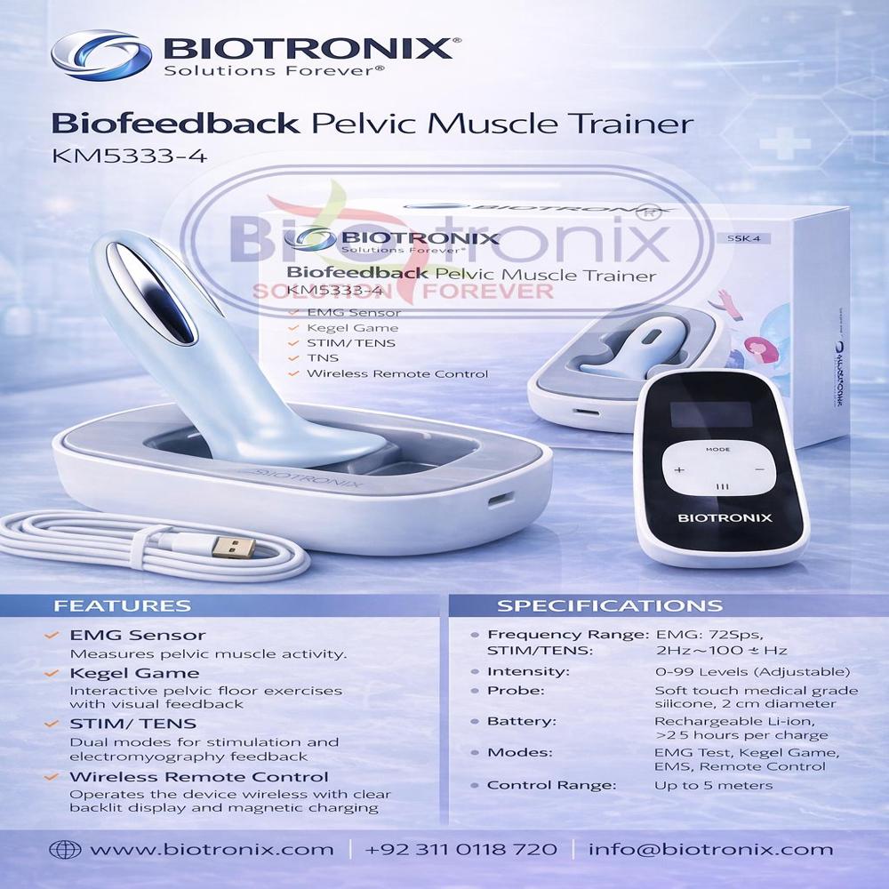 Wireless EMG Pelvic Recovery Trainer for Daily Physiotherapy Programs