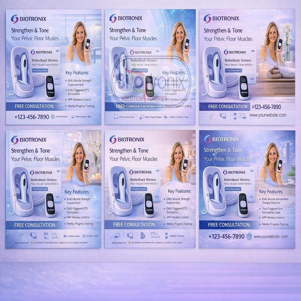 Wireless EMG Pelvic Recovery Trainer for Daily Physiotherapy Programs