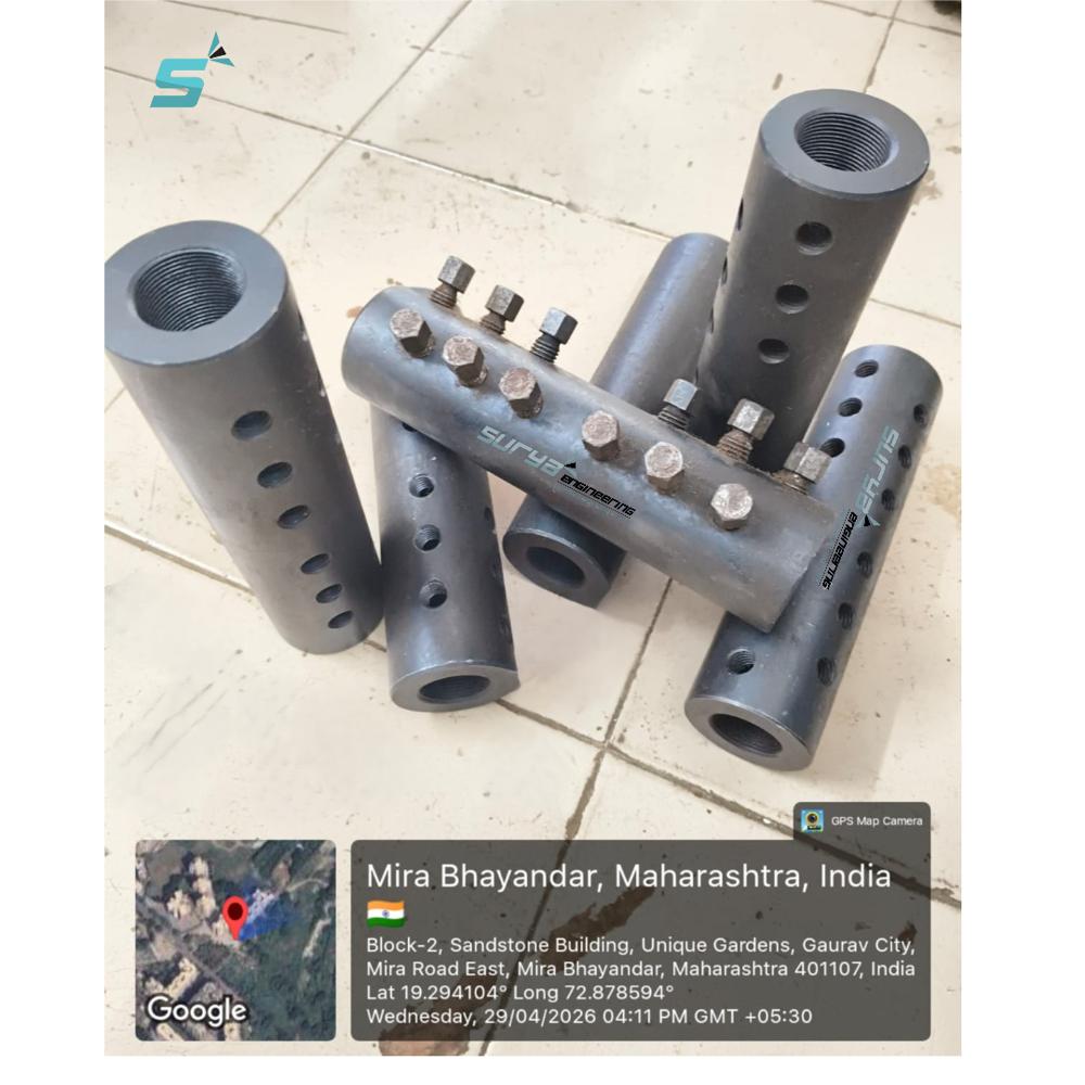 MBT Bolt Coupler Manufacturer | Shear Lock Rebar Coupler for 12mm to 40mm Bars | Suryaengineering