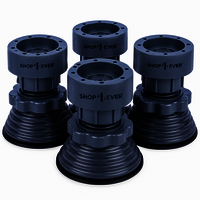 Shop4Ever Washing Machine Legs Set of 4