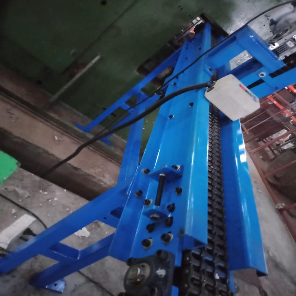 Triplex Chain Conveyors - Color: Blue