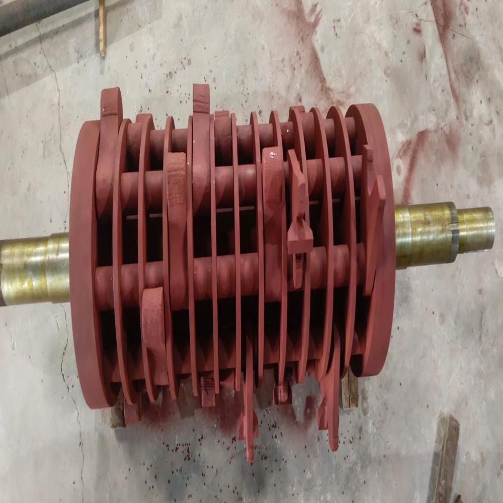 Hammer Crusher Rotor Assembly - Color: Red