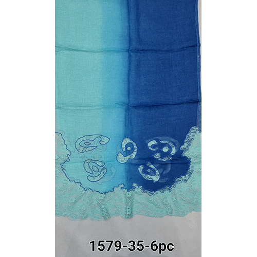 Pure Linen Lace Work Stoles