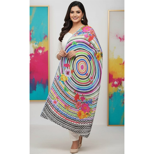 Modal Linen Digital Printed Stoles