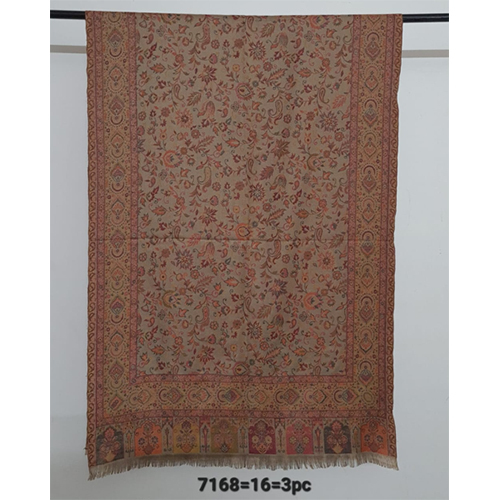 Poly Wool Kani Stoles - Color: Assortted