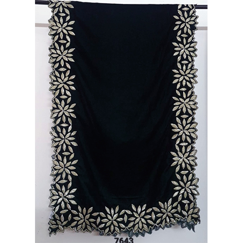 Velvet Hand Embroidered Stoles