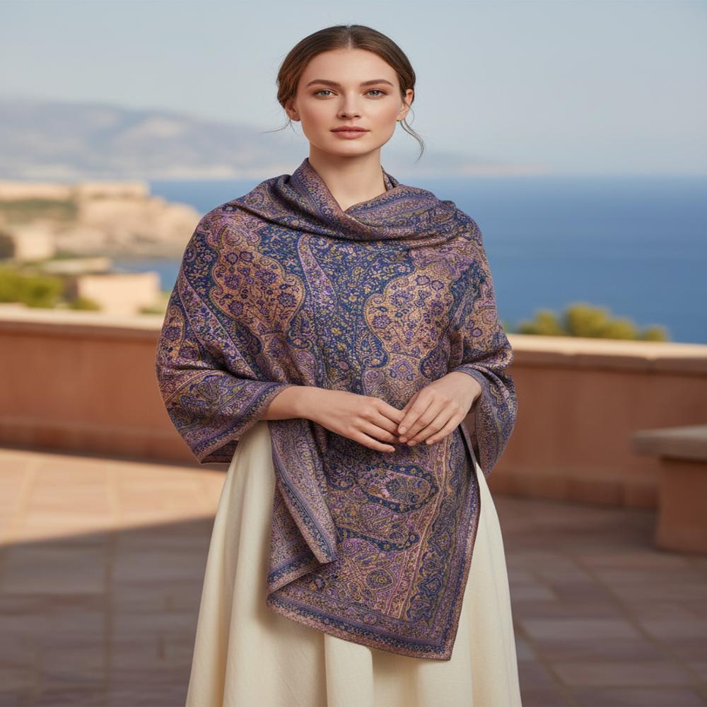 Viscose Pashmina Stoles - Color: Multicolor