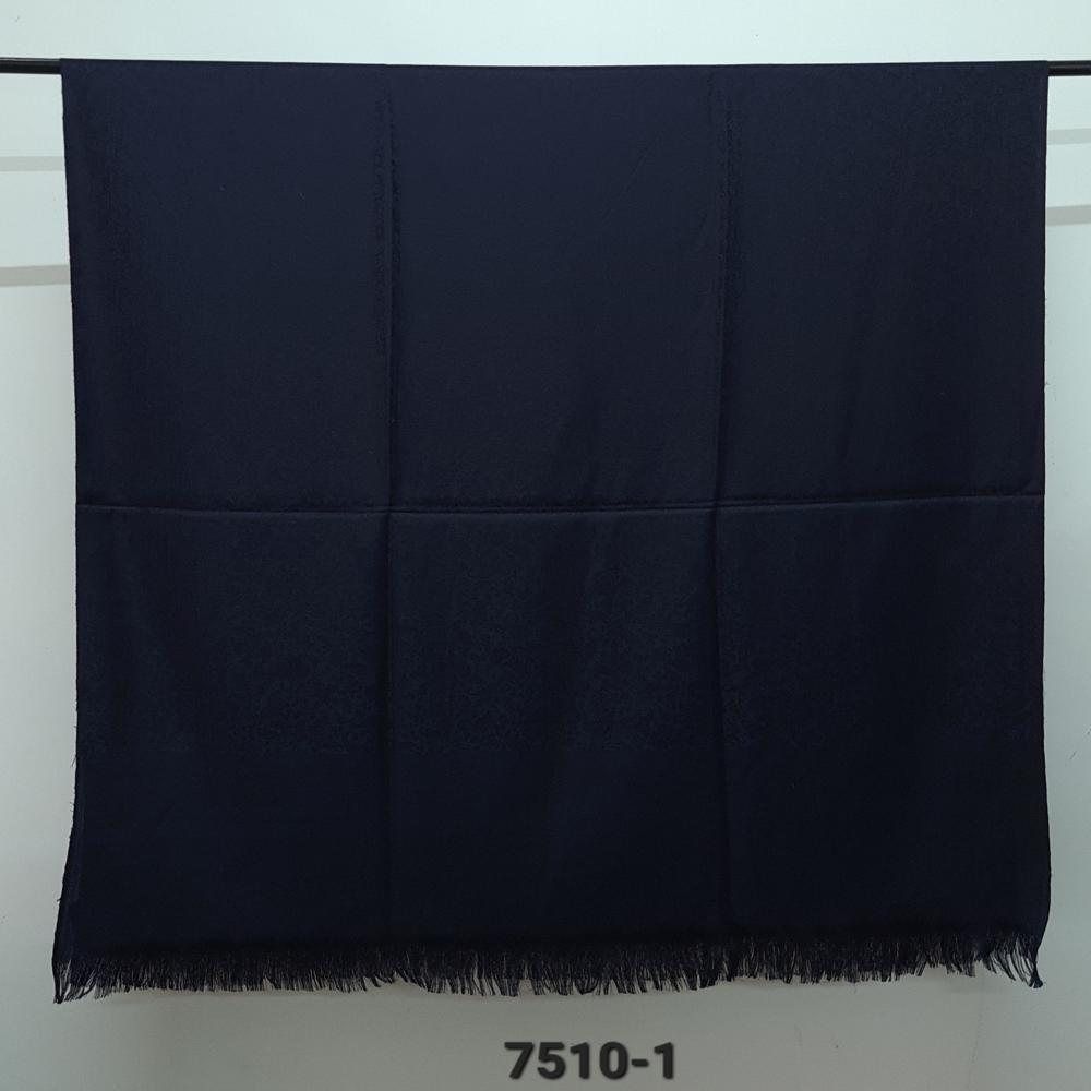 Poly Wool Blended Self Jacaurd  dyed Shawls