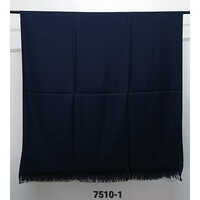 Poly Wool Blended Self Jacaurd Shawls