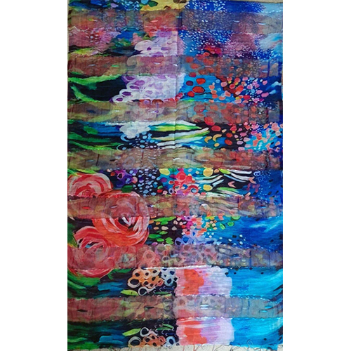 Silk Cotton Digital Printed Stoles