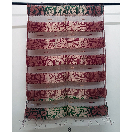 Silk Cotton Calligraphy Printed Stoles