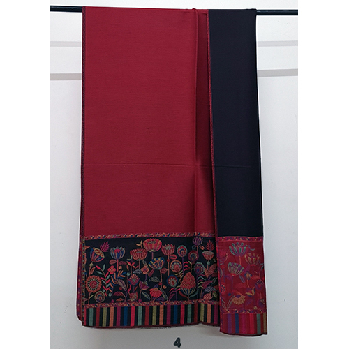 Pure Wool Reversible Jamawar Palla Stoles