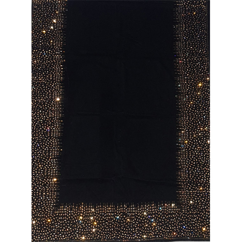Velvet 4 Side Mirror Border Work Stoles