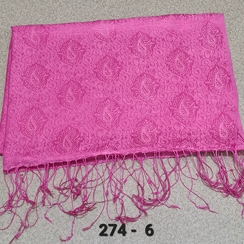 Silk Kattain Self Jacaurd Stoles