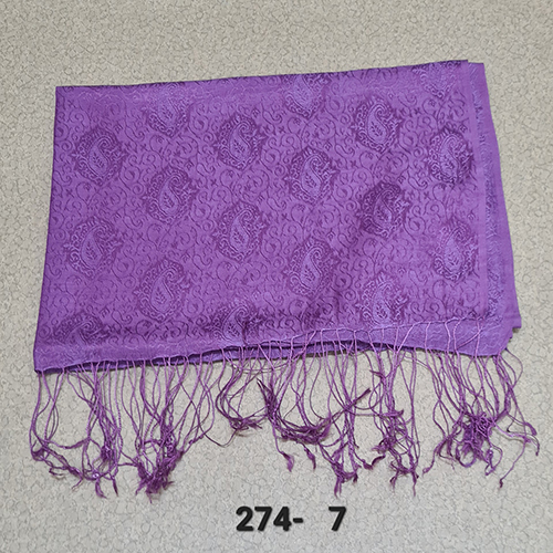 Silk Kattain Self Jacaurd Stoles