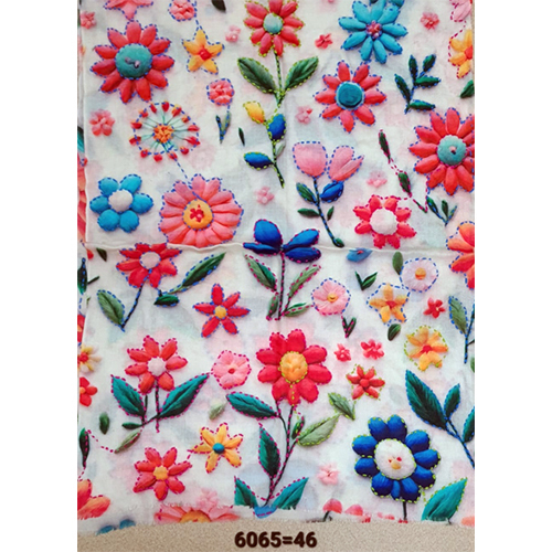 Pure Woolen Digital and Dori Embroidery Stoles