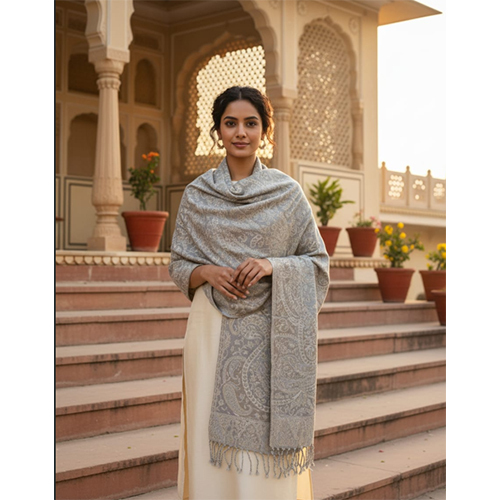 Pure Wool Jamawar Mufflers - Color: Assortted