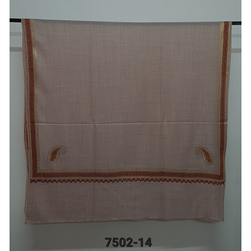 Woolen 4 Side Embroidered Shawl