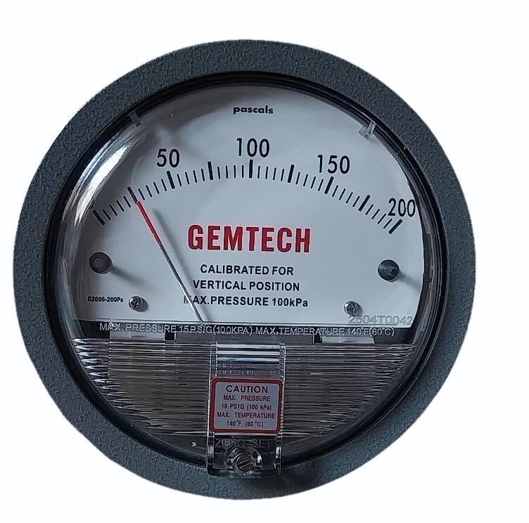 How A GEMTECH < Differential Pressure Gauge Works